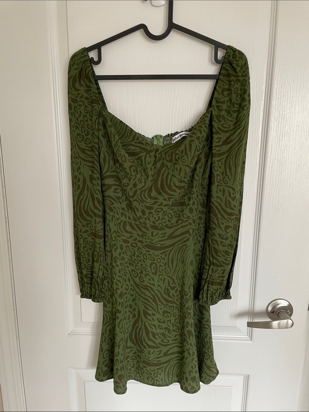 REFORMATION Mochi Dress - Jungle - size 4